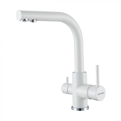 Смеситель для кухни Paulmark Essen Es213011-431TW белый матовый полностью es213011-431tw - фото 261117