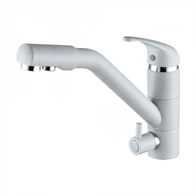 Смеситель для кухни Paulmark Hessen He213017-310 серый he213017-310 - фото 263663