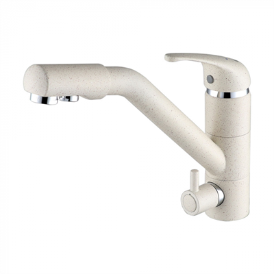 Смеситель для кухни Paulmark Hessen He213017-328 бежевый he213017-328 - фото 263665