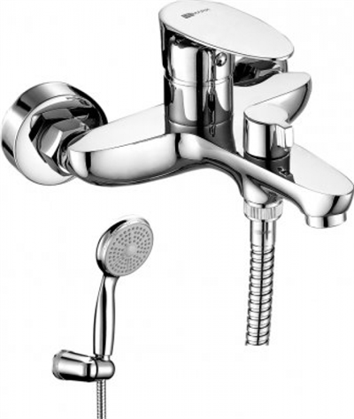 Смеситель Lemark Nero LM0214C для ванны и душа, излив монолит lm0214c - фото 265591