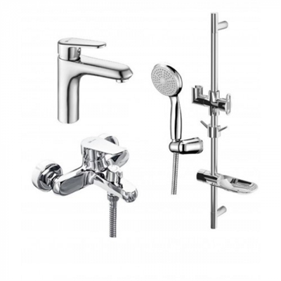 Комплект смесителей Lemark Point LM0380C, хром lm0380c - фото 265602