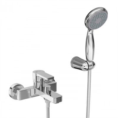 Смеситель Lemark Aura LM0614C для ванны и душа, излив монолит lm0614c - фото 265629