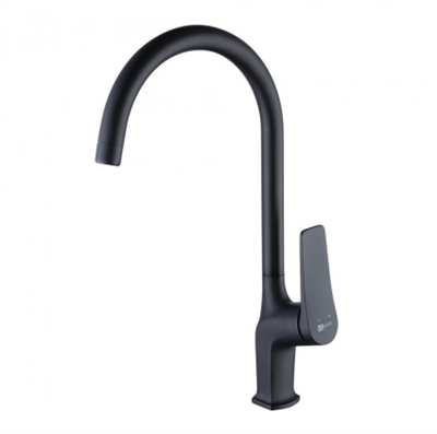 Смеситель Lemark Bronx LM3705BL, для кухни, черный lm3705bl - фото 265859
