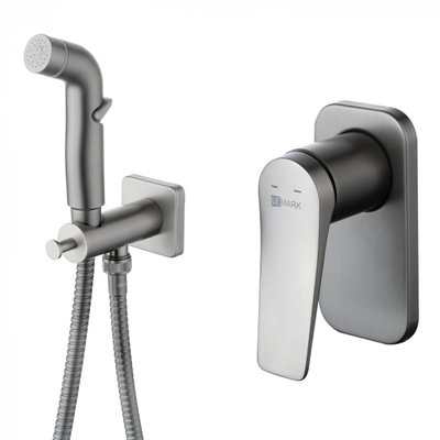 Гигиенический душ Lemark Bronx LM3719GM со смесителем, графит lm3719gm - фото 265875