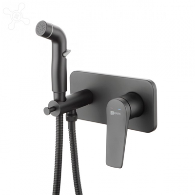 Гигиенический душ Lemark Bronx LM3720BL, со смесителем, черный lm3720bl - фото 265876