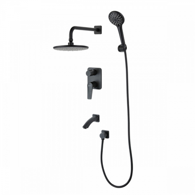 Душевая система Lemark Bronx LM3722BL, чёрный lm3722bl - фото 265879