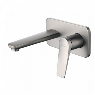 Смеситель Lemark Bronx LM3726GM для раковины, с донным клапаном Click-Clack, графит lm3726gm - фото 265884