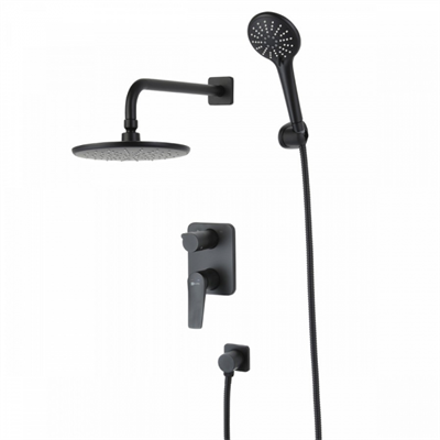 Душевая система Lemark Bronx LM3729BL, черный lm3729bl - фото 265887