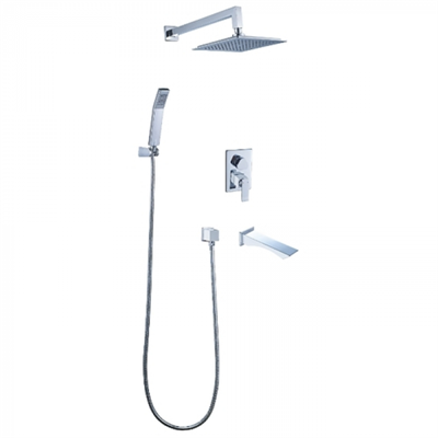 Душевая система Lemark Contest LM5822CW, встраиваемая lm5822cw - фото 266142