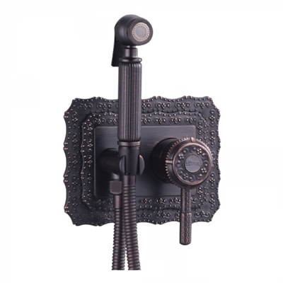 Гигиенический душ Lemark Jasmine LM6619ORB, со смесителем, черная бронза lm6619orb - фото 266254