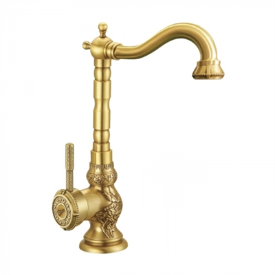 Смеситель для кухни Lemark Jasmine LM6645B, высокий, бронза lm6645b - фото 266263