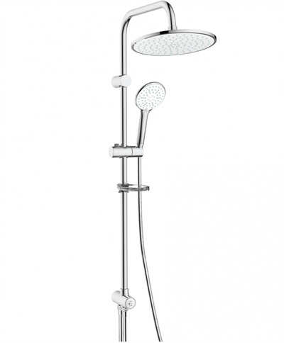 Душевой гарнитур Lemark LM8809C c верхним душем 25.6 см, хром, 3 режима струи lm8809c - фото 266436