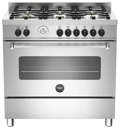 Комбинированная плита Bertazzoni MAS90 6 MFE S XT mas906mfesxt - фото 266857