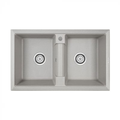 Кухонная мойка Paulmark TANDEM 80/2 PM238150-GR серый pm238150-gr - фото 268429