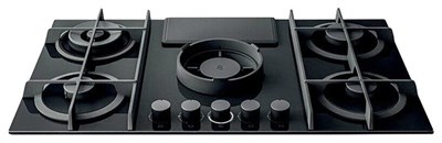 Газовая поверхность с встроенной вытяжкой ELICA NIKOLATESLA FLAME EVO BL/A/88 prf0196341 - фото 269483