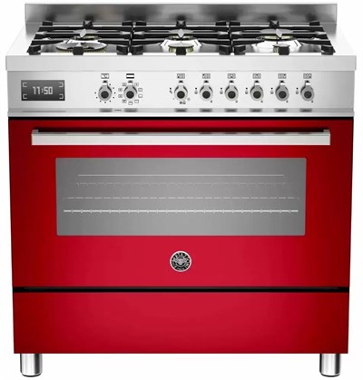 Комбинированная плита Bertazzoni PRO90 6 MFE S ROT pro906mfesrot
