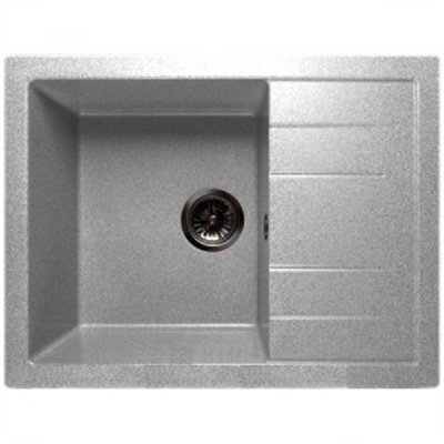 GranFest QUADRO GF-Q-650 L, мойка, мрамор, серый q-650l серый - фото 270322
