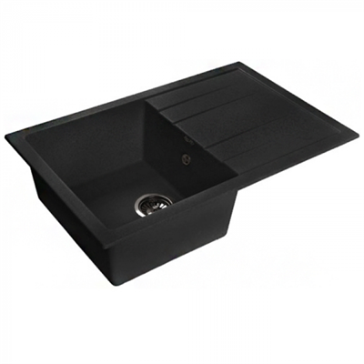 GranFest QUADRO GF-Q-650 L, мойка, мрамор, черный q-650l черный - фото 270323