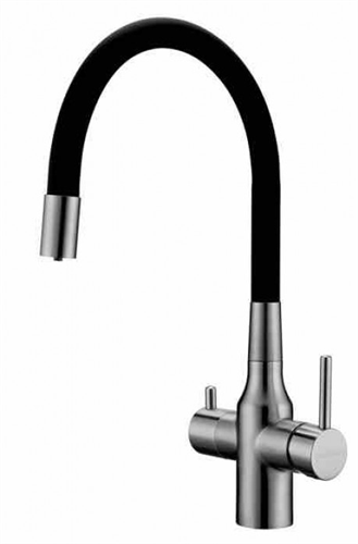 Смеситель для кухни Paulmark Salix никель Sa213419-NI sa213419-ni - фото 271068
