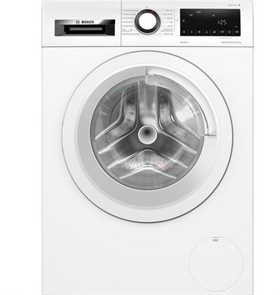 Стиральная машина Bosch WNA144VLSN, с фронтальной загрузкой, 9кг, 1400об/мин, с сушкой, инверторная,  с английской панелью управления wna144vlsn - фото 274496
