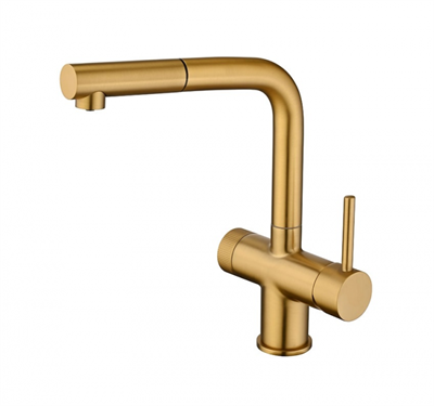 Emar ЕС-7026 PVD Golden, смеситель, золото ес-7026 pvd golden - фото 274879