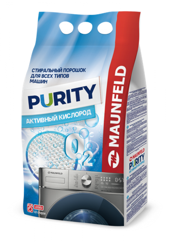Стиральный порошок Maunfeld Purity Активный кислород Automat 9кг (MWP9000SO) ка-00022316 - фото 277507