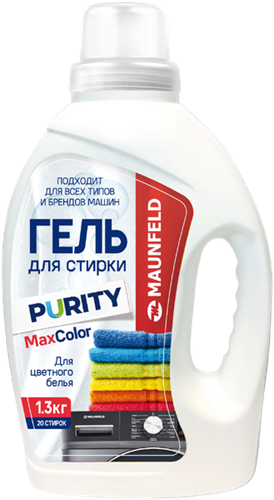Гель для стирки Maunfeld Purity Max Color 1,3кг (MWL1300BC) ка-00022319 - фото 277510