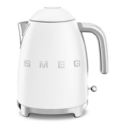 Чайник электрический Smeg KLF03WHMEU 1.7л. 2400Вт белый/серебристый (корпус: нержавеющая сталь) - фото 27845