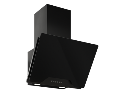 Наклонная вытяжка Elikor RT6754AB антрацит/черное стекло трапеция 954539