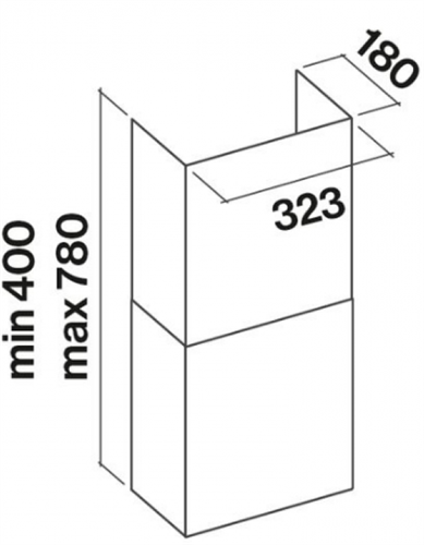 Falmec короб декоративный для COVER, черный kccfn.00#n