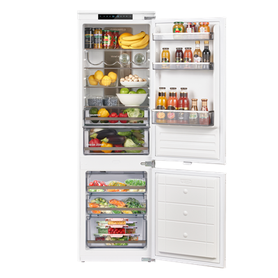 Холодильник-морозильник встраиваемый MAUNFELD MBF17754NFWHGR LUX Inverter ка-00024612