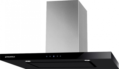 Кухонная вытяжка MAUNFELD Norfolk 90 нержавеющая сталь/черное стекло ут000008440