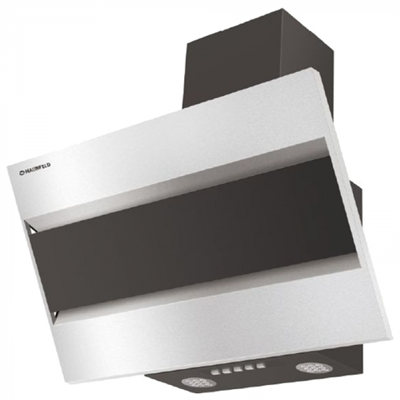 Каминная вытяжка Maunfeld Bridge 50 нержавеющая сталь/черное стекло ут000009029