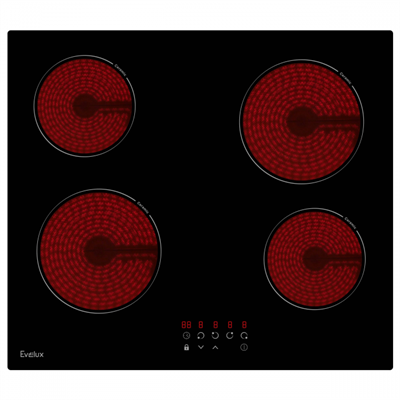 Встраиваемая электрическая варочная панель EVELUX HEV 640 B 00000018442