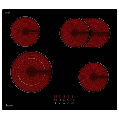 Встраиваемая электрическая варочная панель EVELUX HEV 642 B 00000018445