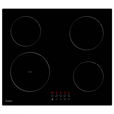 Встраиваемая индукционная варочная панель EVELUX HEI 641 B 00000018449