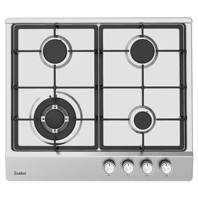 Встраиваемая газовая варочная панель EVELUX HEG 655 X 00000019049