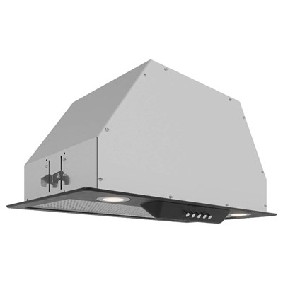 Korting KHI 6416 N вытяжка встраиваемая в подвесной шкаф, 60 см, 500 м3/ч, черный 00000019983