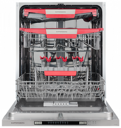 Встраиваемая посудомоечная машина KUPPERSBERG GLM 6075,  полноразмерная, ширина 59.8см, полновстраиваемая, загрузка 14 комплектов 00006115