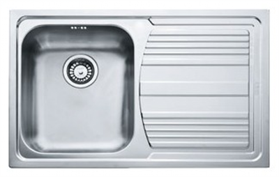 Кухонная мойка 79 см Franke Logica Line LLX 611 полированная нержавеющая сталь 101.0085.772
