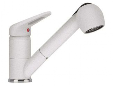 Смеситель для мойки Franke Novara Plus 115.0470.669 белый 115.0470.669