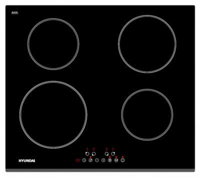 Встраиваемая индукционная варочная панель Hyundai HHI 6750 BG 1199581