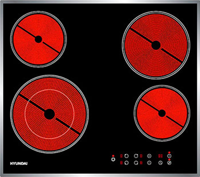 Встраиваемая электрическая варочная панель Hyundai HHE 6485 IX 1457089