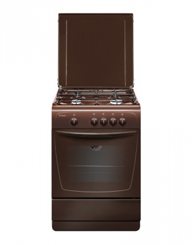 Газовая плита GEFEST ПГ 1200-С7 К39,  газовая духовка,  металлическая крышка,  сталь, коричневый 1479868