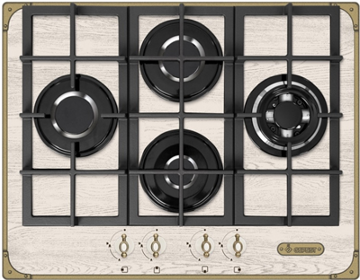 Варочная панель газовая GEFEST ПВГ 2231-01 Р37, кремовый 14834001