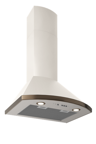 Каминная вытяжка Elikor Сигма 60П-650-К3Д молоко/бронза 153836