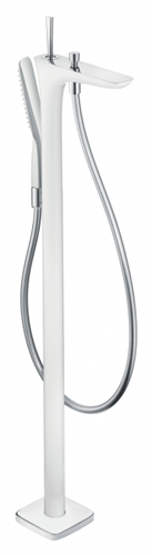 Смеситель Hansgrohe PuraVida 15473400 для ванны и душа, белый/хром 15473400