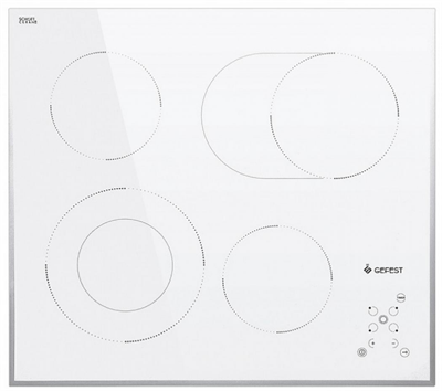 Варочная поверхность Gefest ЭС В СН 4231 К12 белый 15705000