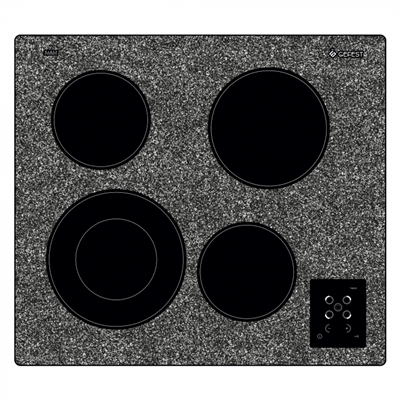 Варочная панель электрическая GEFEST СН 4231 К42, черный камень 15731000