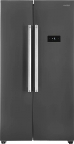 Холодильник Side-by-Side отдельностоящий Hyundai CS55023F нержавеющая сталь 2032349